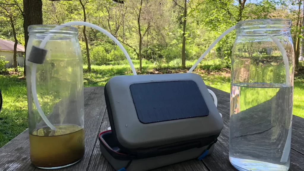 how to purify water in the outdoor